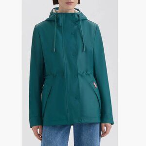 NEW HUNTER Acacia Rubberized Rain Jacket in Deep Ocean for women 825 8m4